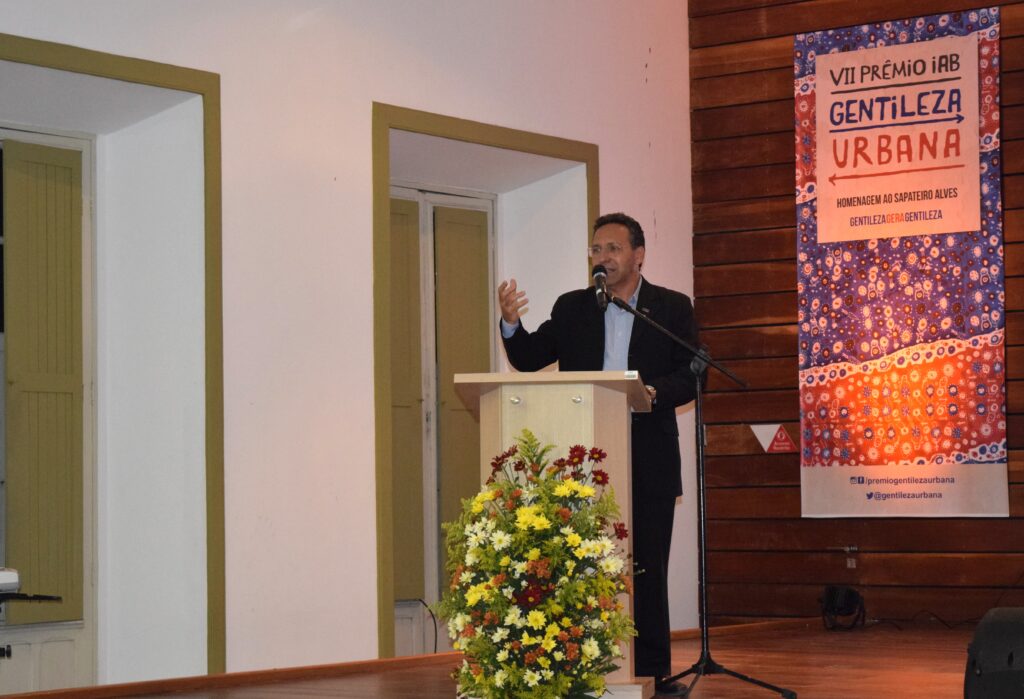 Odilo Almeida, presidente do CAU/CE, representou a entidade